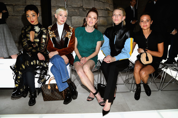 Alicia Vikander, Sophie Turner Sit Front Row At Louis Vuitton Show